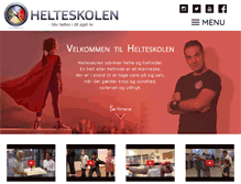 Tablet Screenshot of helteskolen.dk